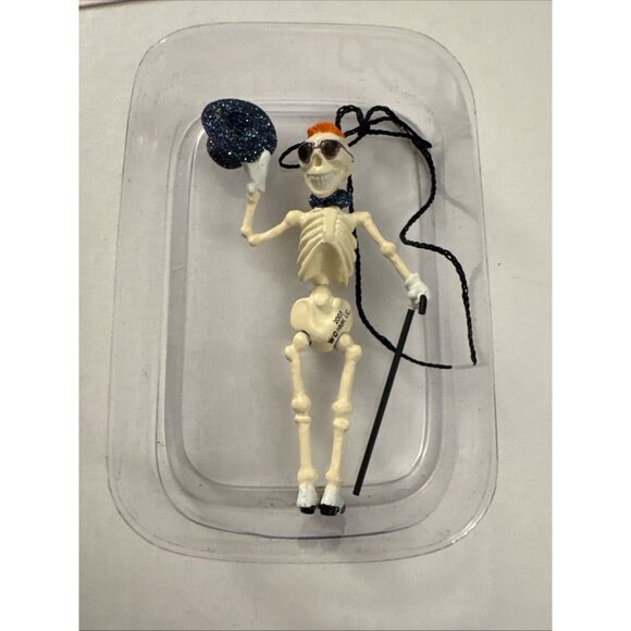 Hallmark Christmas Ornament Halloween Mr Tap Happy Skeleton CS3 - Picture 2 of 3